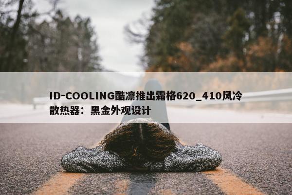 ID-COOLING酷凛推出霜格620_410风冷散热器：黑金外观设计